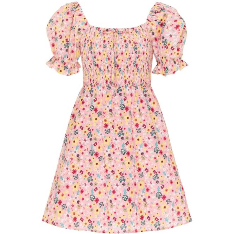 MYMO MYMO Zomerjurk blauw / gemengde kleuren / oudroze -