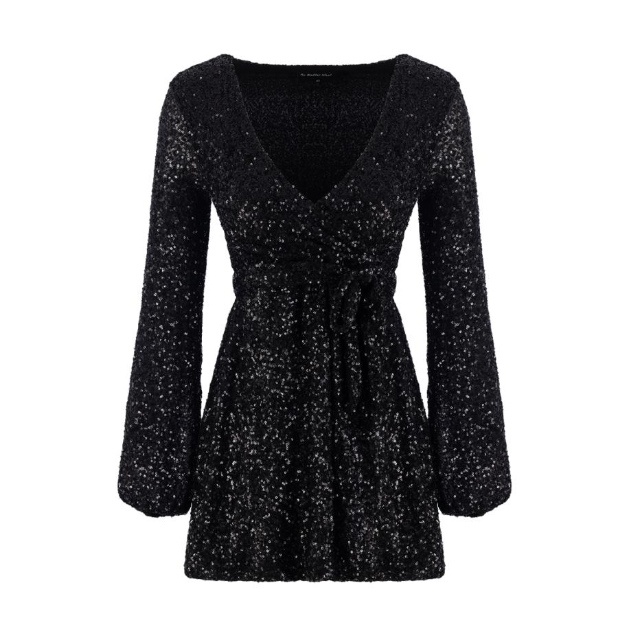 No Matter What Cocktailjurk zwart Zwart