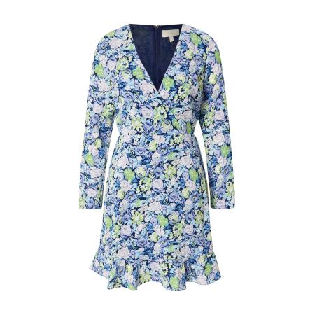 Coast Jurk nachtblauw / lichtblauw / lichtgroen / pastellila / wit