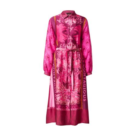 miss goodlife miss goodlife Blousejurk Contagious Flowers oranje / pink / donkerroze / wit