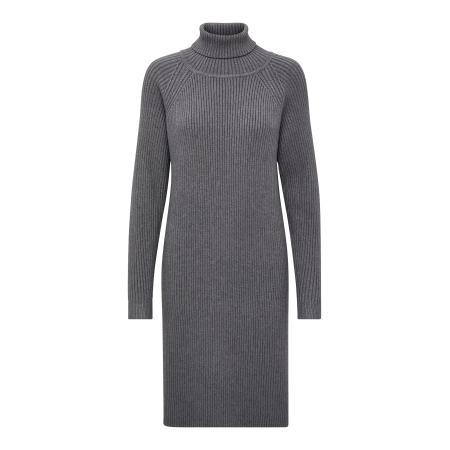 Minus minus Gebreide jurk Ava donkergrijs