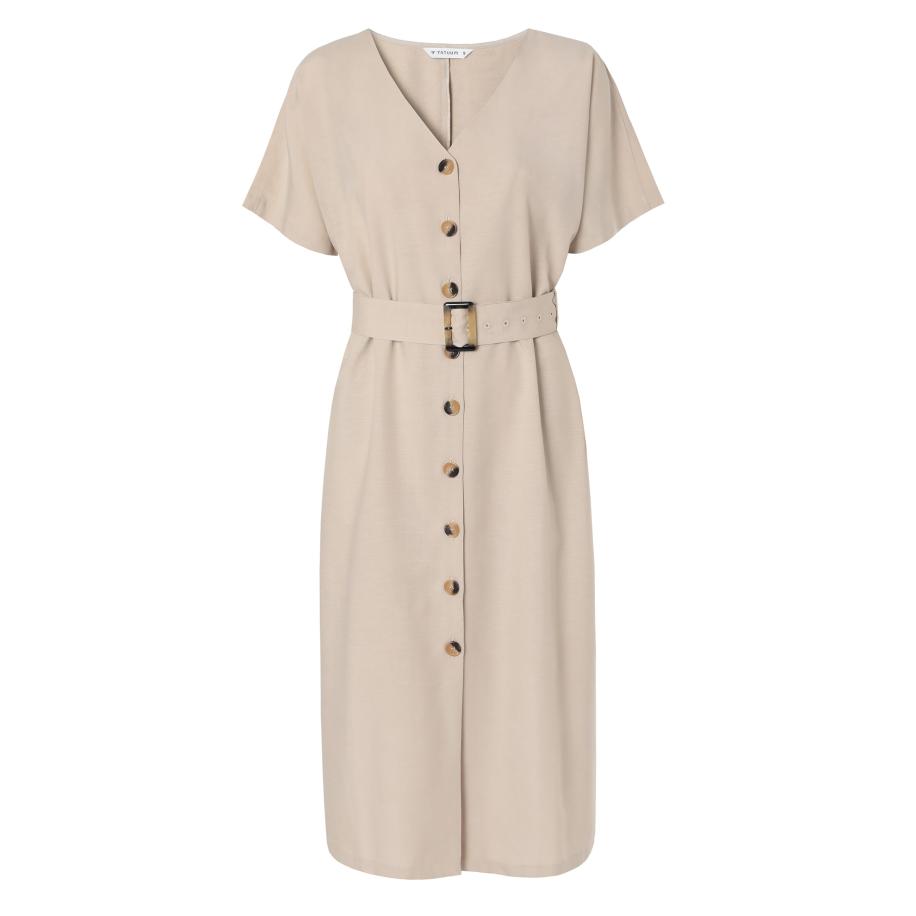 TATUUM Blousejurk Lorina champagne Bruin