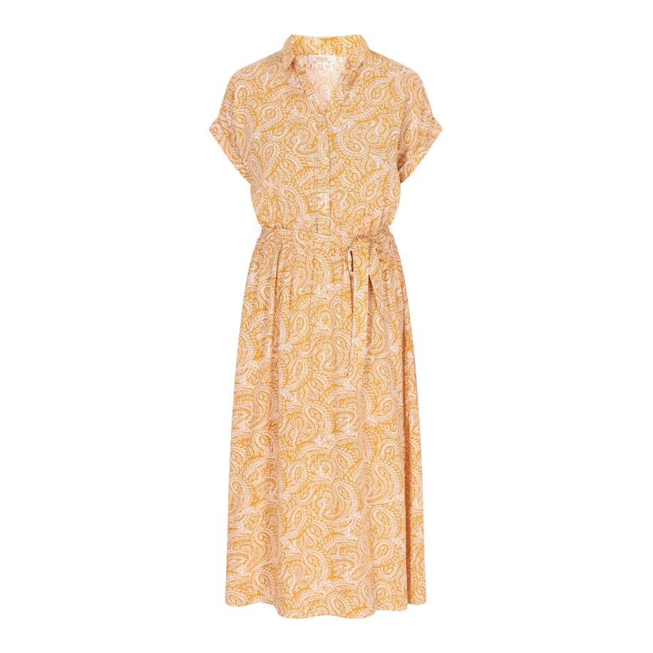 Usha usha FESTIVAL Blousejurk geel / wit -