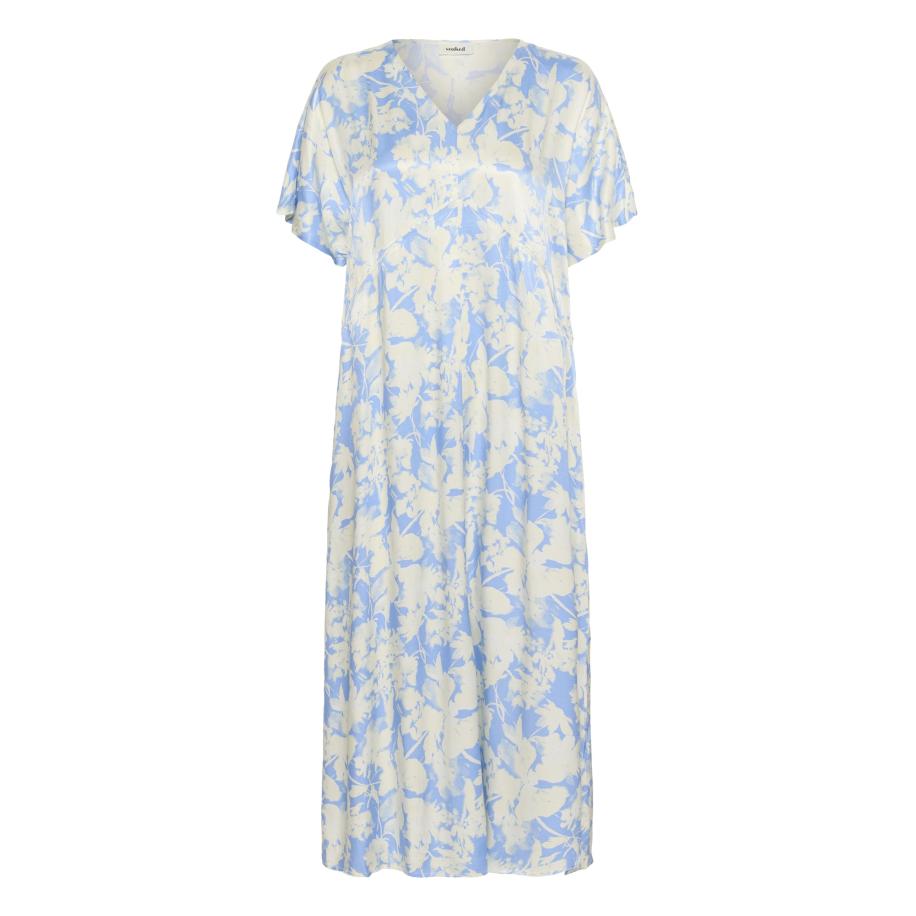 Soaked in Luxury SOAKED IN LUXURY Jurk Becca hemelsblauw / pasteelgeel -