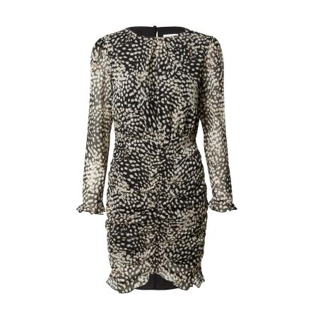 Topshop TOPSHOP Jurk brokaat / zwart / natuurwit