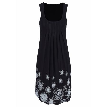 BEACH TIME BEACH TIME Zomerjurk zwart / wit
