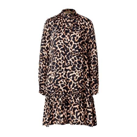 Smith & Soul Smith&Soul Jurk crème / brokaat / zwart