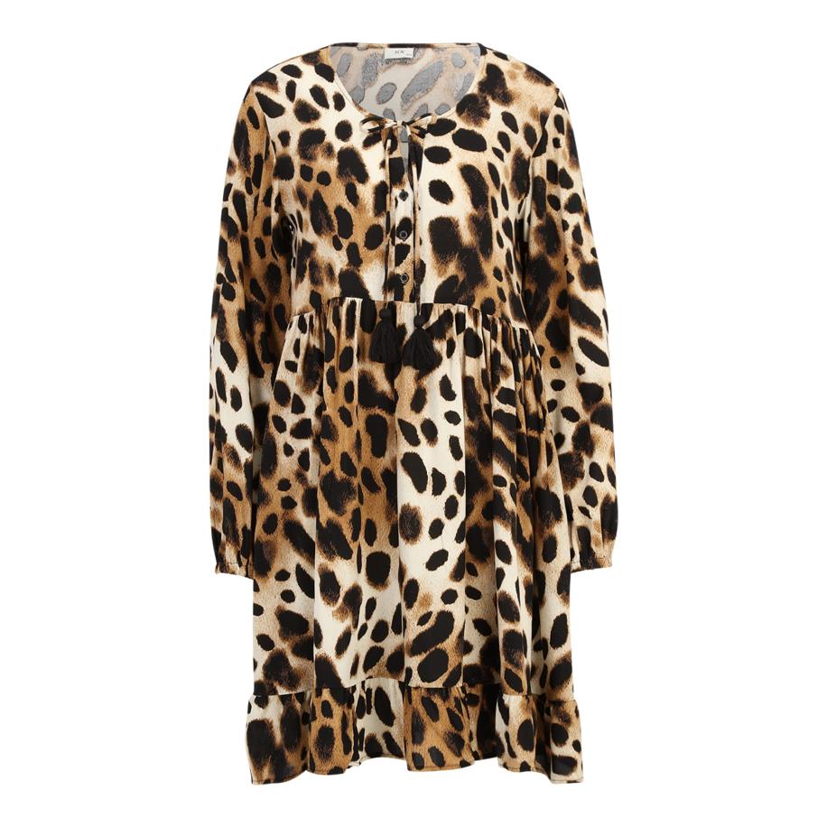 JDY JDY Jurk JDYSTARR beige / bruin / zwart -