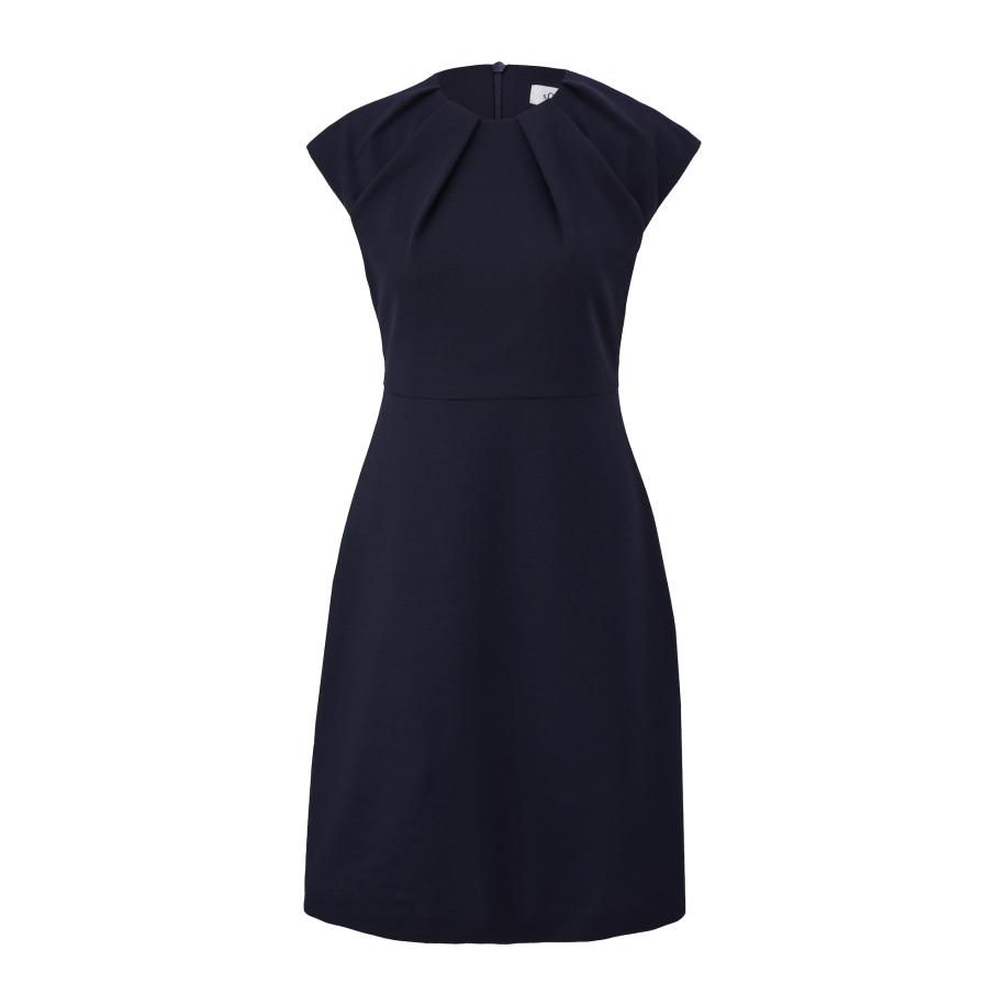 s.Oliver BLACK LABEL Kokerjurk navy Blauw