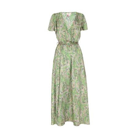 ebeeza ebeeza Jurk groen / lichtgroen / pink / wit