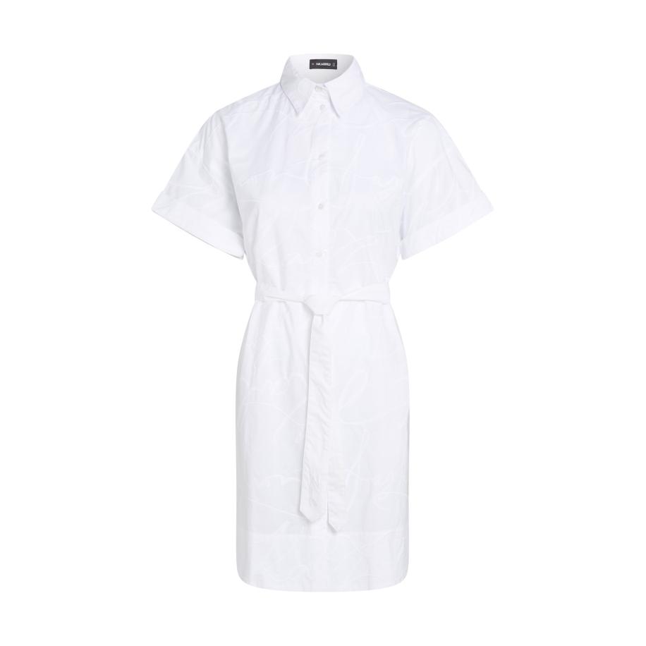 Karl Lagerfeld Karl Lagerfeld Blousejurk wit -