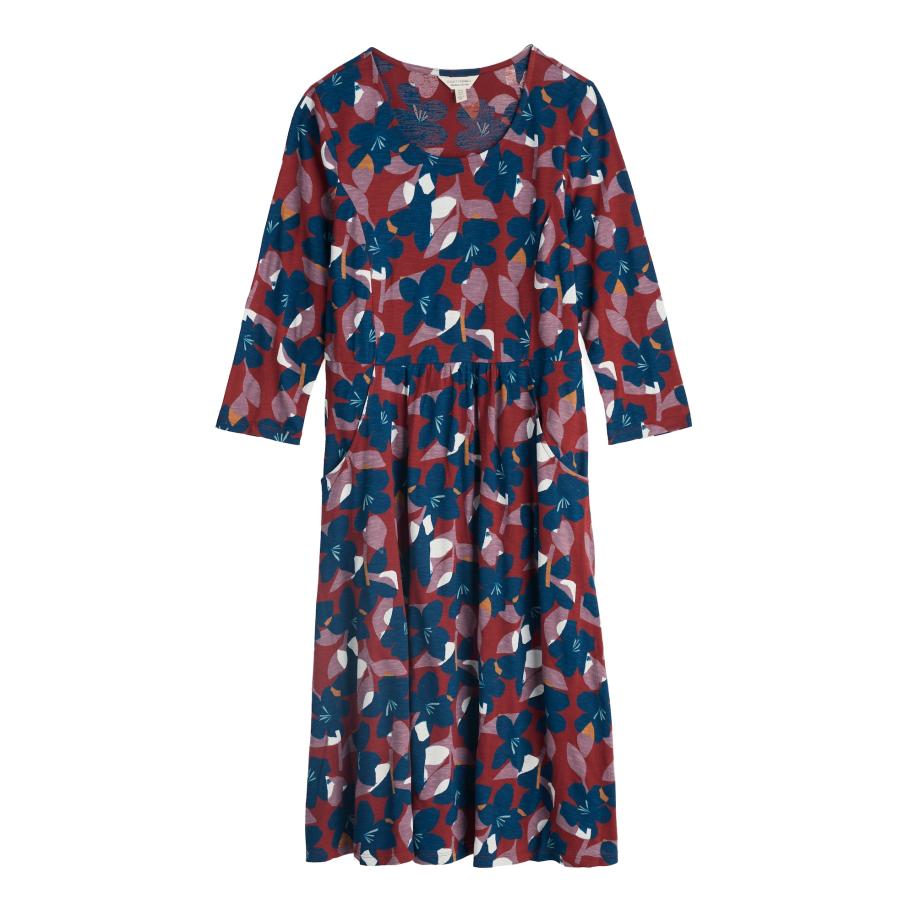 Seasalt Cornwall Seasalt Cornwall Jurk marine / donkerrood / wit -