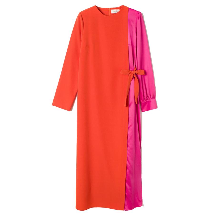 Touche Prive Touche Prive Jurk lila / oranje -