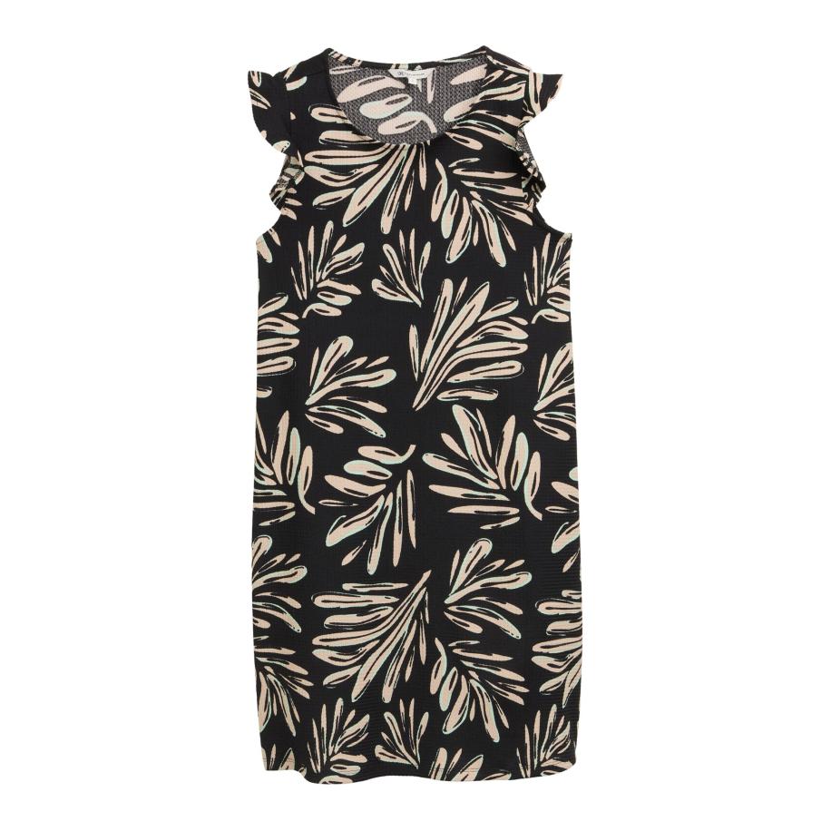 Tom Tailor TOM TAILOR DENIM Jurk nude / mintgroen / zwart -