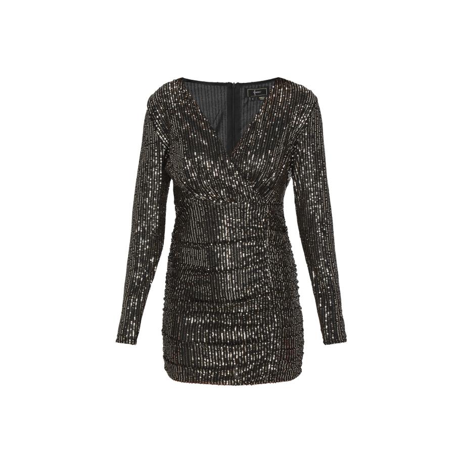 Faina faina Cocktailjurk zwart -