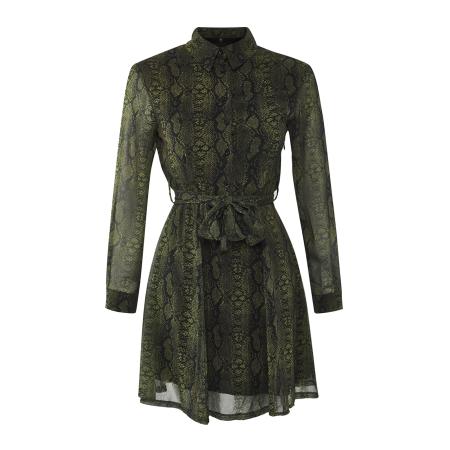 Trendyol Trendyol Jurk groen / spar / zwart