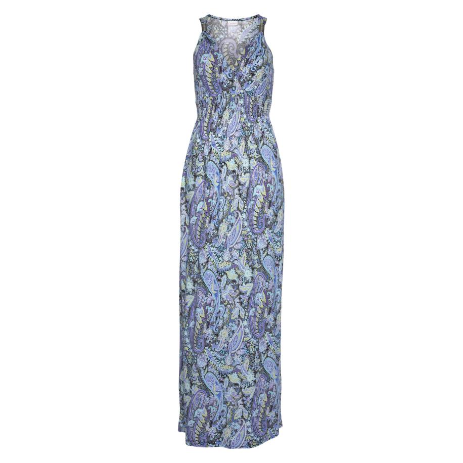 Lascana LASCANA Jurk royal blue/koningsblauw / antraciet / lichtgroen / lila -