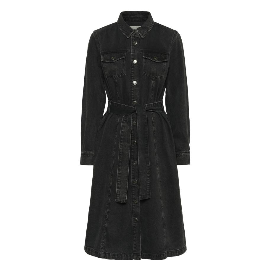 Kaffe Kaffe Jurk KAcarly black denim -
