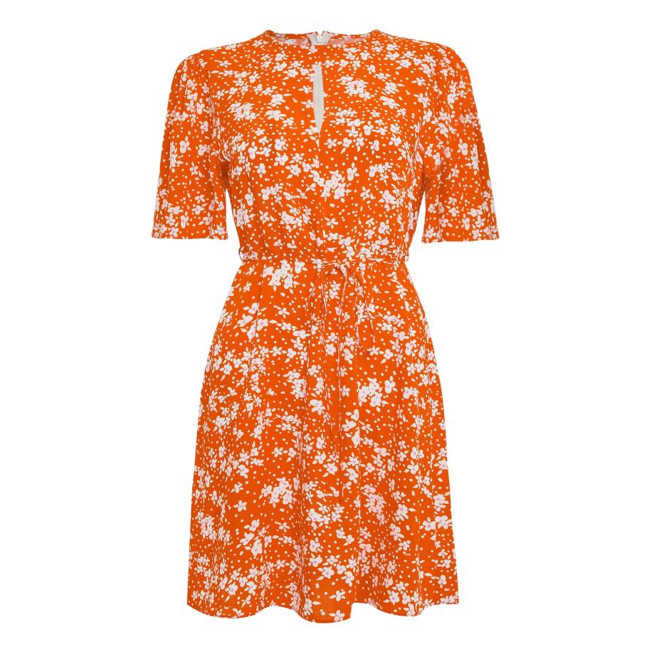 Threadbare Threadbare Zomerjurk Cleveland lichtoranje / lichtroze / wit -