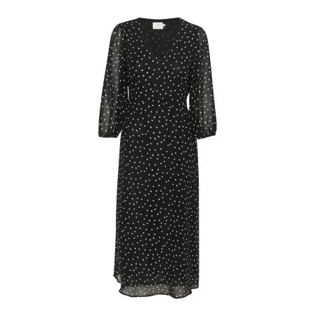 Kaffe Jurk Sally zwart / wit