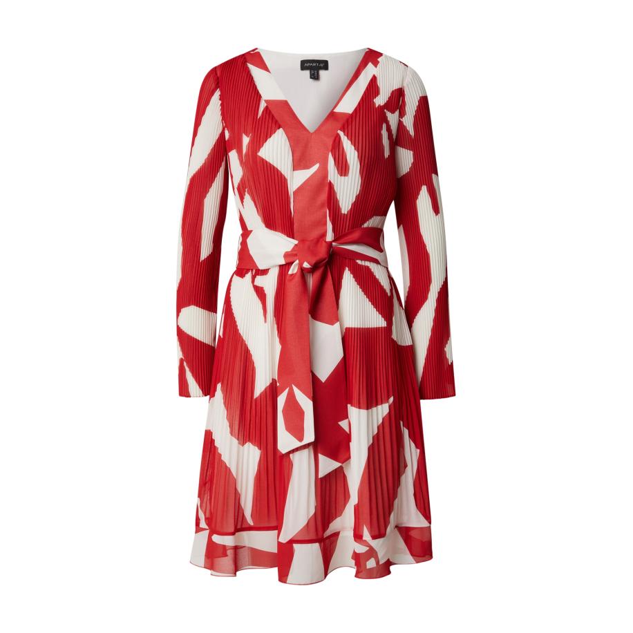 Apart APART Jurk rood / wit -