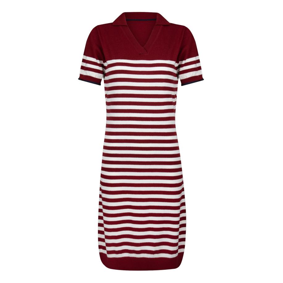 Felix Hardy Felix Hardy Gebreide jurk bordeaux -