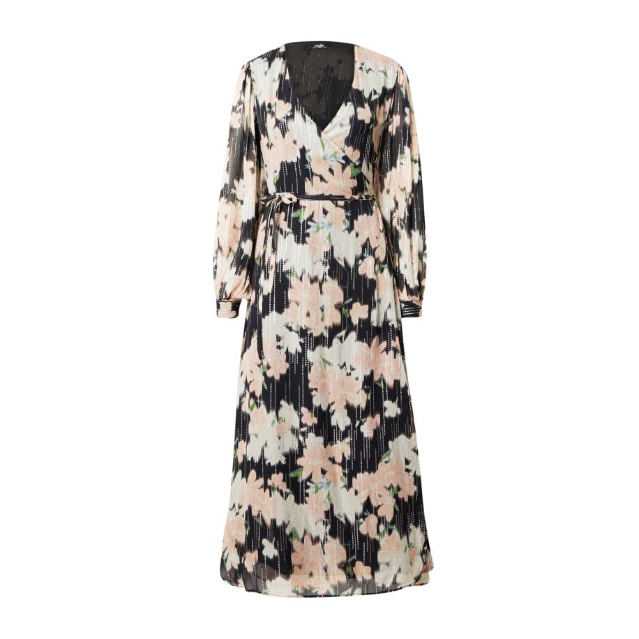 Wallis Wallis Jurk rosa / zwart / zilver / wit -