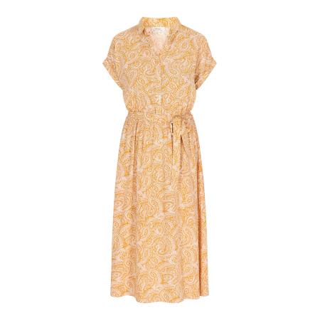 Usha usha FESTIVAL Blousejurk geel / wit