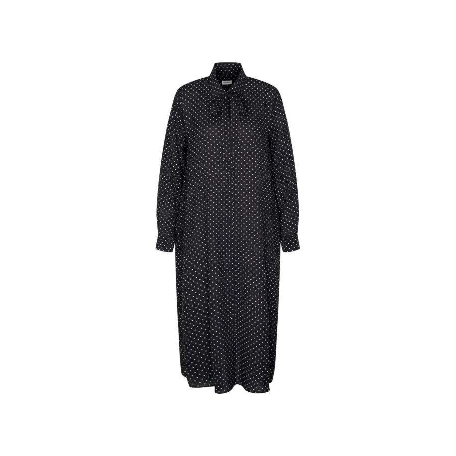 Seidensticker SEIDENSTICKER Blousejurk Schwarze Rose donkerblauw / wit -