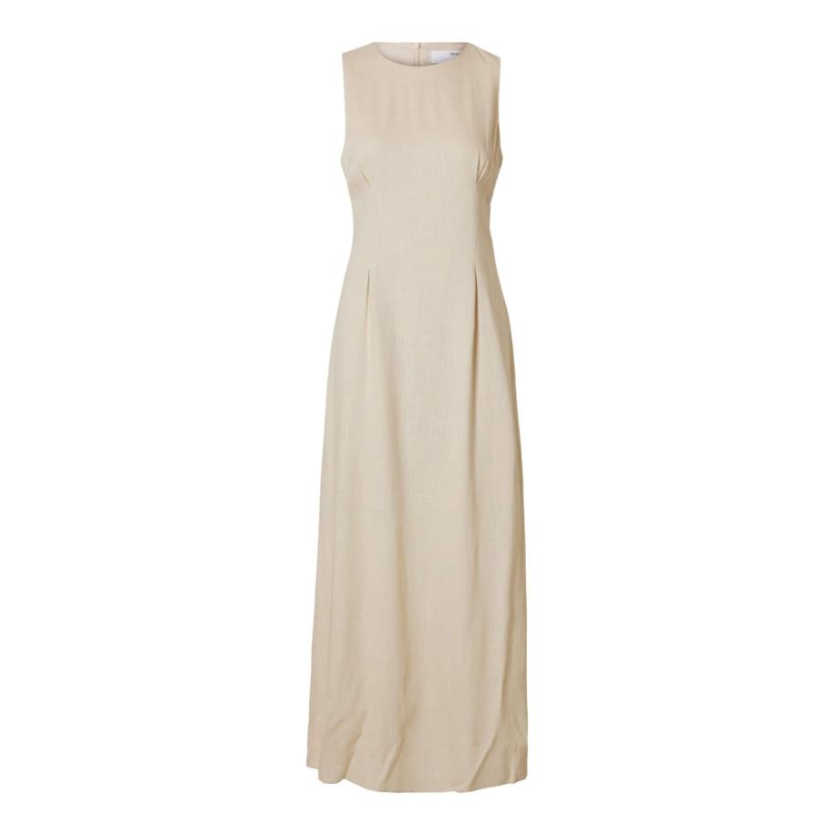 Selected SELECTED Jurk SLFSarah crème -