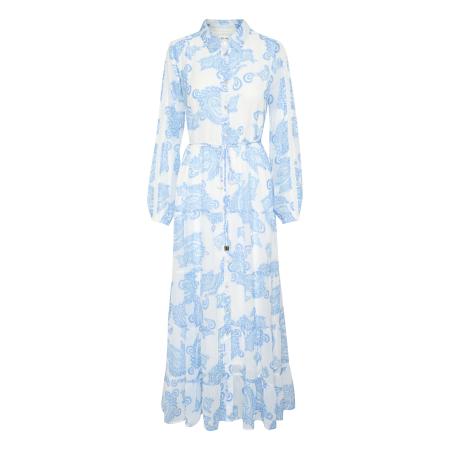 Cream Cream Blousejurk Samira blauw / wit