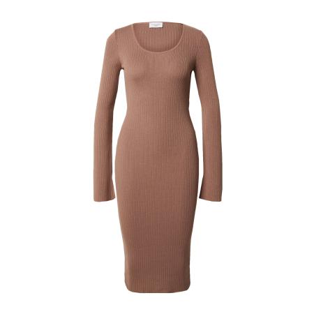 ABOUT YOU ABOUT YOU x Toni Garrn Gebreide jurk Hailey taupe