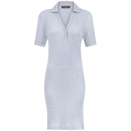 Felix Hardy Felix Hardy Gebreide jurk pastelblauw