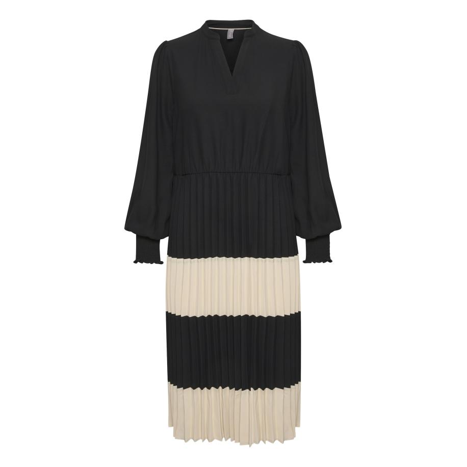 Culture CULTURE Jurk CU Betty beige / zwart -