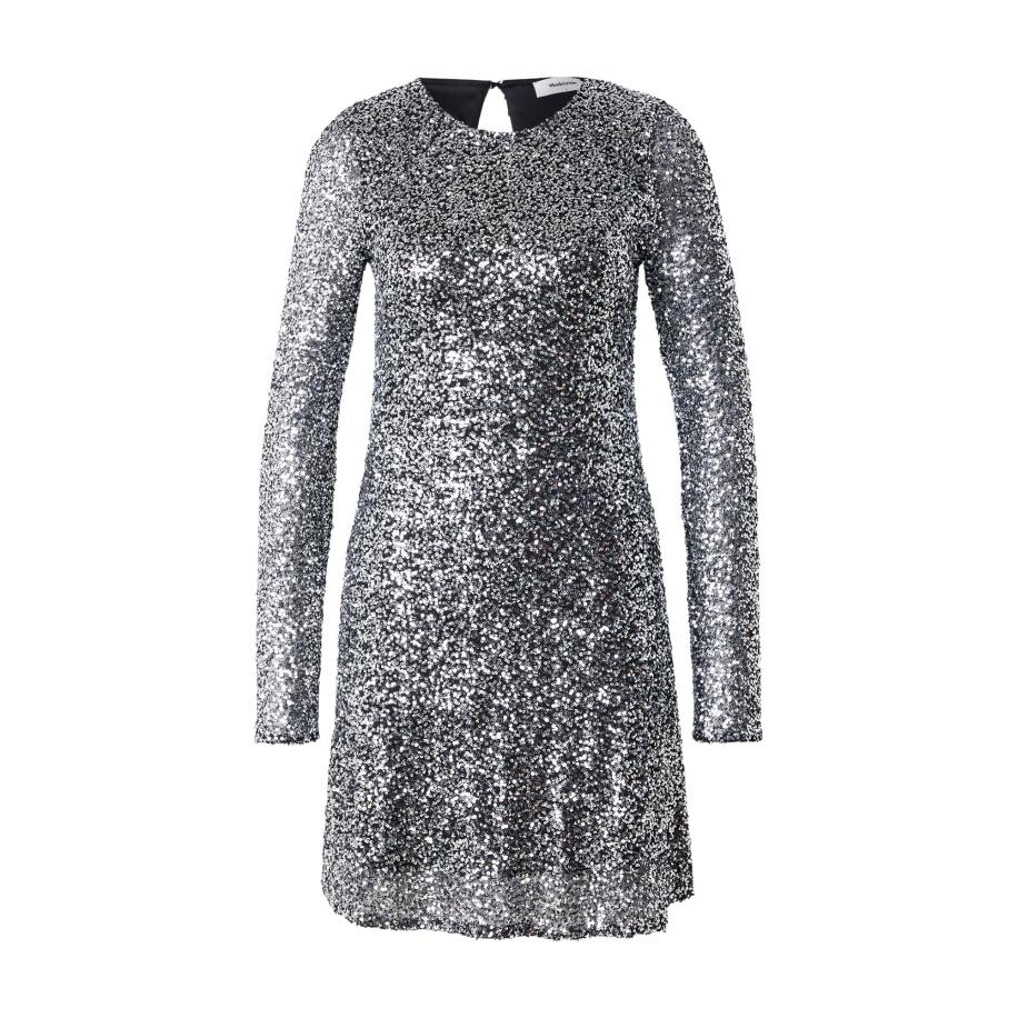Modström modström Cocktailjurk zilver -