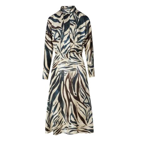 Salsa Salsa Jeans Jurk blauw / bruin / wit