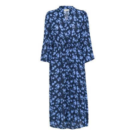 Kaffe Jurk Amber indigo / aqua