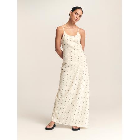 St MRLO Jurk Myrtle ecru / zwart