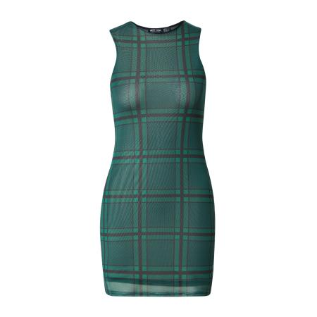 Nasty Gal Jurk groen / zwart