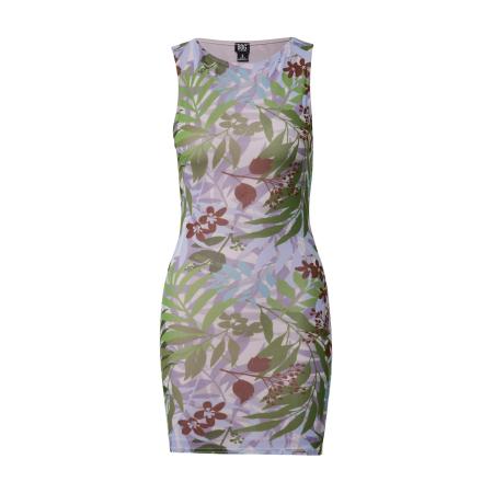 Urban Outfitters BDG Urban Outfitters Jurk AUSTIN lichtblauw / roestbruin / groen / lichtlila