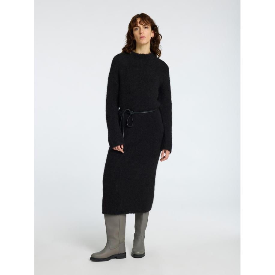 Selected SELECTED Gebreide jurk zwart -