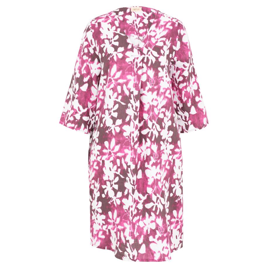 Cartoon Zomerjurk braam / pink / wit Wit