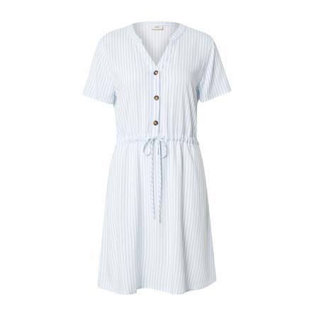 JDY Jurk JDYLAUREL lichtblauw / wit