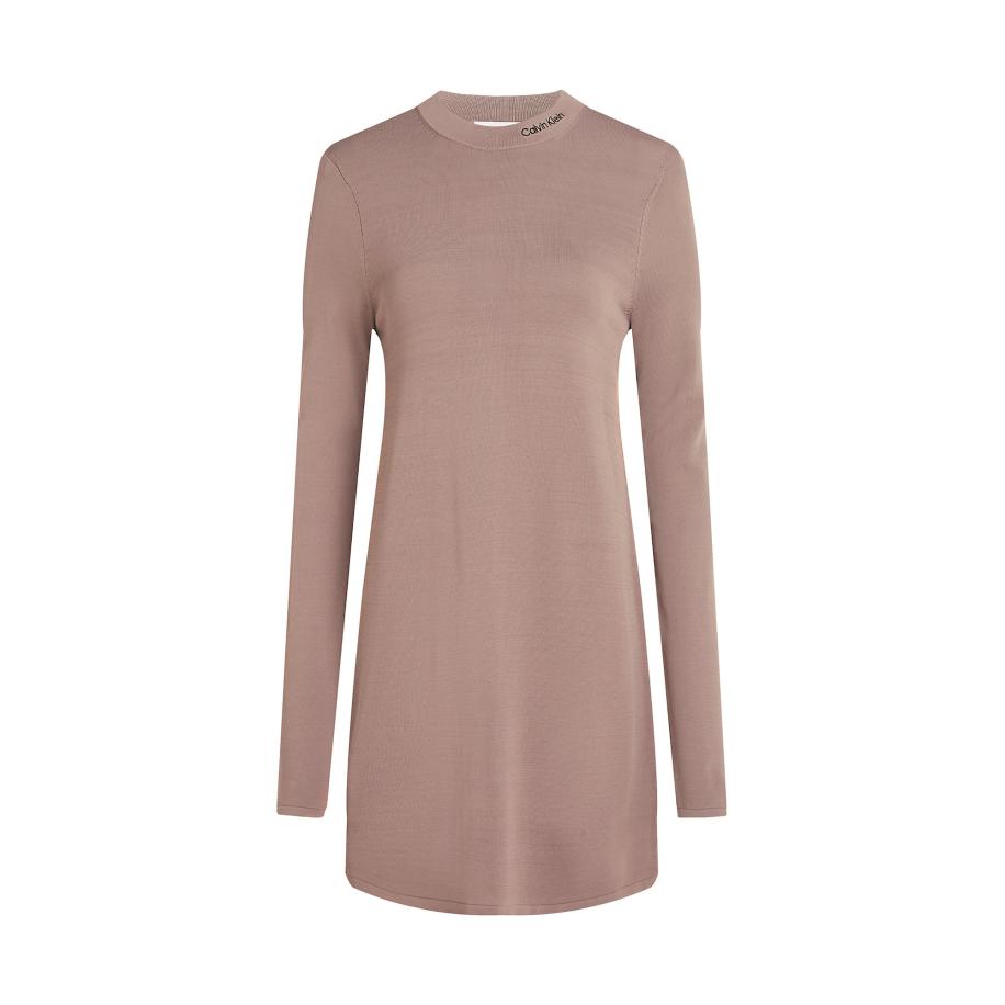 Calvin Klein Calvin Klein Jeans Gebreide jurk oudroze / zwart -