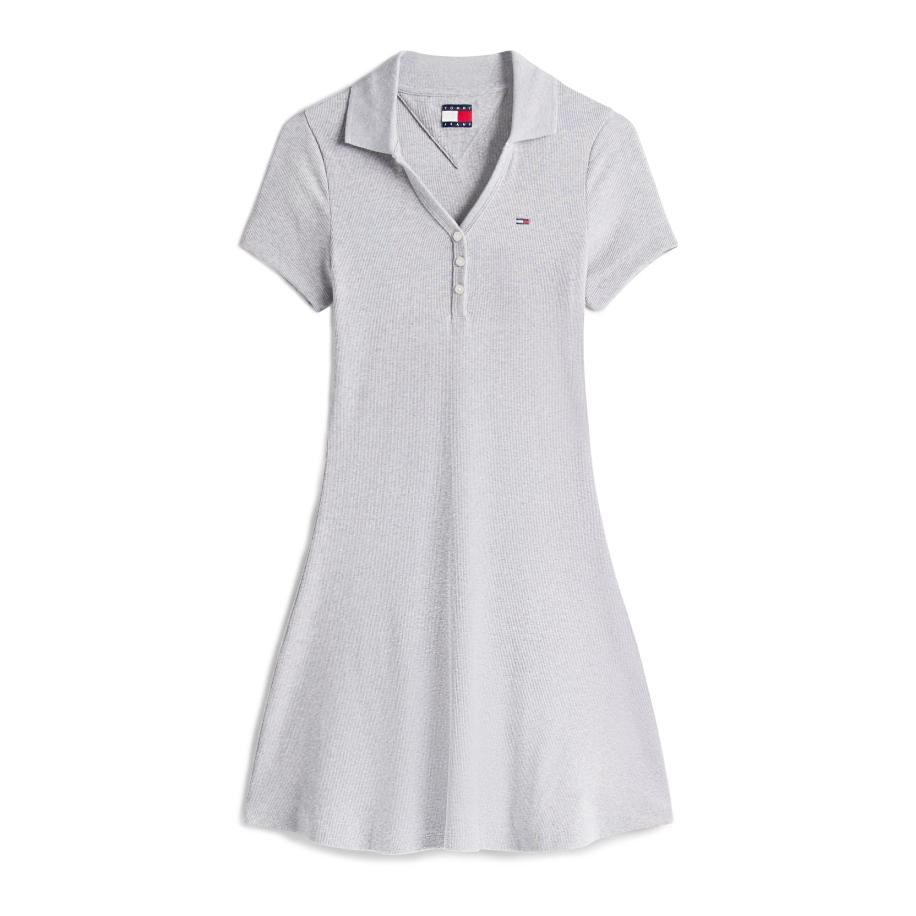 Tommy Jeans Tommy Jeans Jurk grijs gemêleerd -