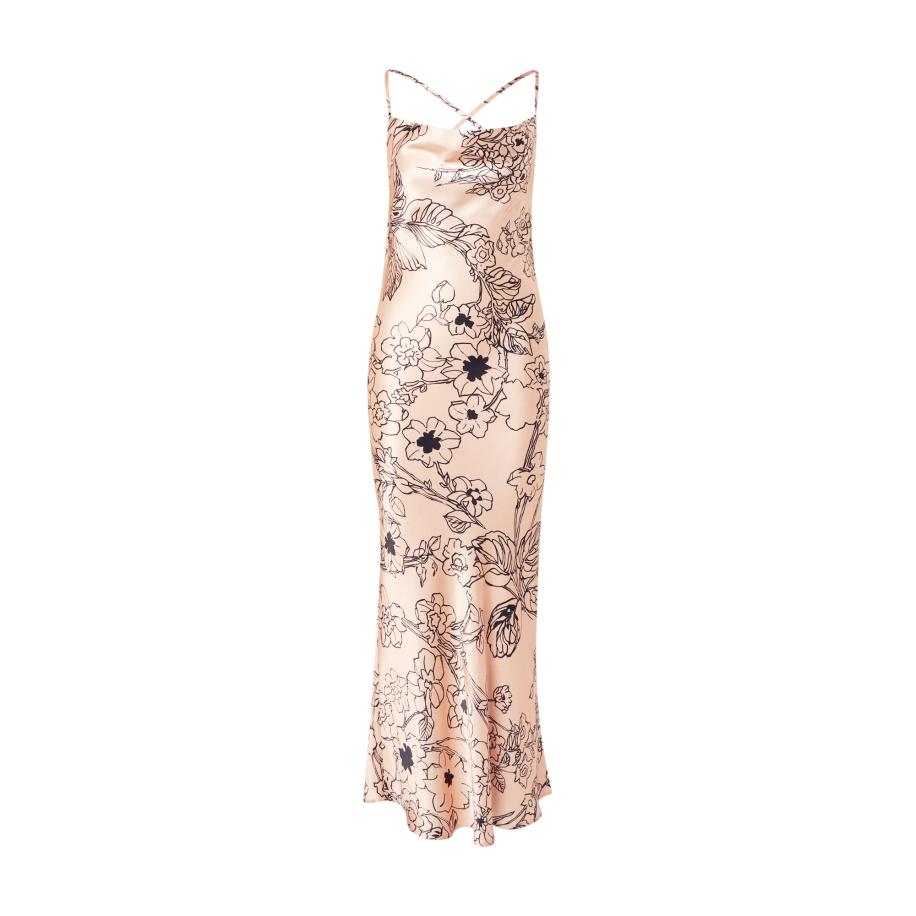 TOPSHOP Avondjurk poederroze / zwart Roze
