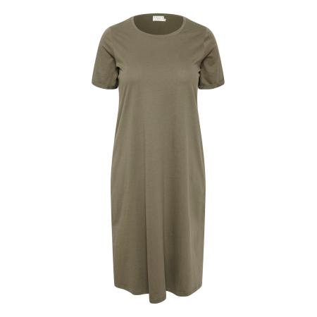 KAFFE CURVE Jurk Caline kaki