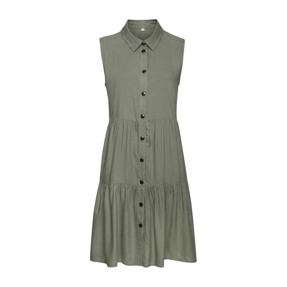 VIVANCE VIVANCE Zomerjurk kaki -