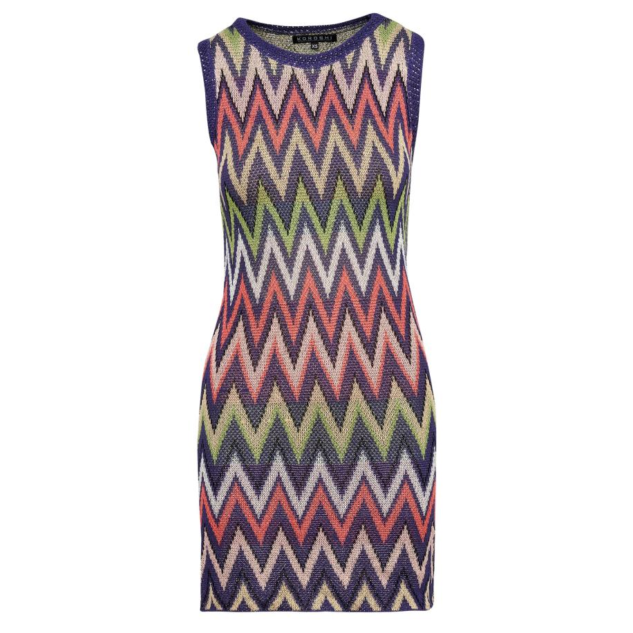 KOROSHI KOROSHI Jurk gemengde kleuren -