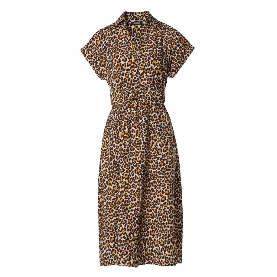 Salsa Salsa Jeans Blousejurk beige / bruin / geel / zwart -